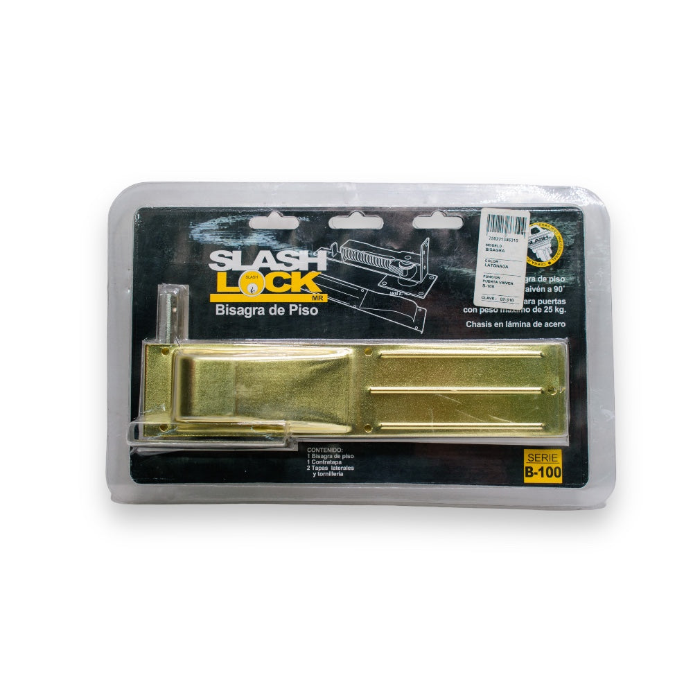 Bisagras de Piso Latonada o Cromada - Latonada