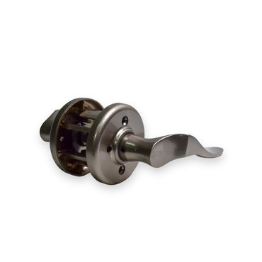 Cerradura de Manija Baño/Recamara Distintos Acabados - Baño - Cromo Mate