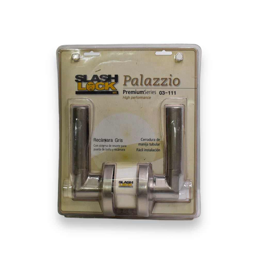 Cerradura e Manija Bellwood Palazzio - Gris p/Baño