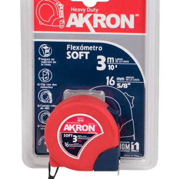 Flexómetro 3mts x 13, 16mm - 16 mm Soft Touch