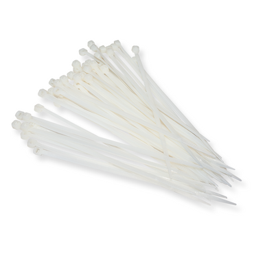 Cinchos de Plástico 4.6 mm, Color Blanco, 50 Pzs - 4.6 x 200 mm