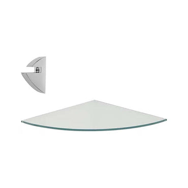 Repisa Esquinera de Vidrio Vetro Prat-k - 08x30x30