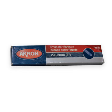 Lima Triangulo Pesado Akron 09-25 | Medida 8"