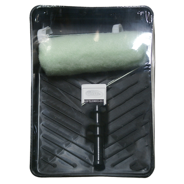 Kit de Pintura 3 pzs: Charola, Rodillo y Espátula Plástica