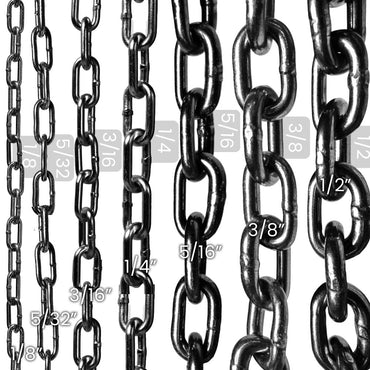 Cadena de Acero Pulida Akron 15-52 | Electrosoldada | Grado 30 | 1/4"