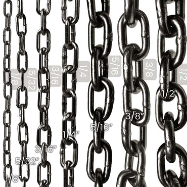 Cadena de Acero Pulida Akron 15-54 | Electrosoldada | Grado 30 | 3/8"