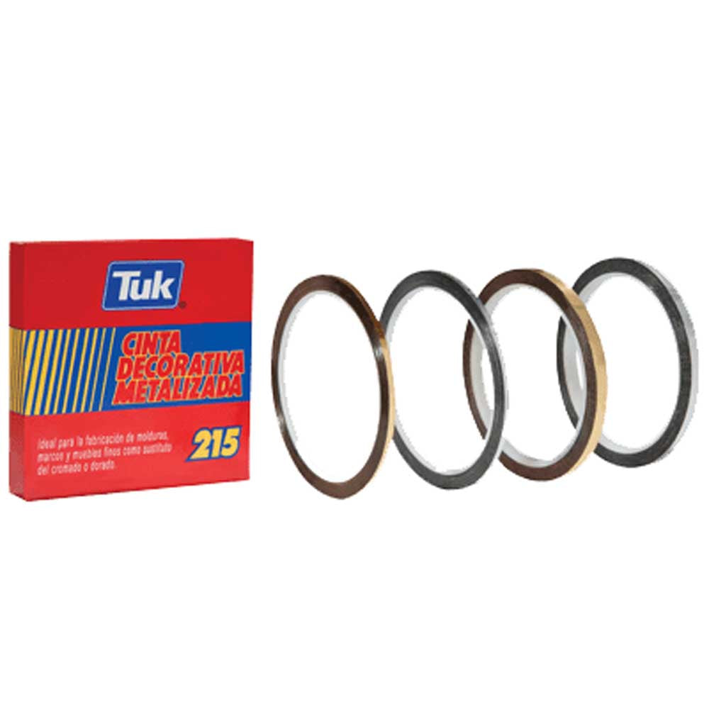 Cinta Decorativa Autoadhesiva 2 pzs - Plata, 3mm x 40mts