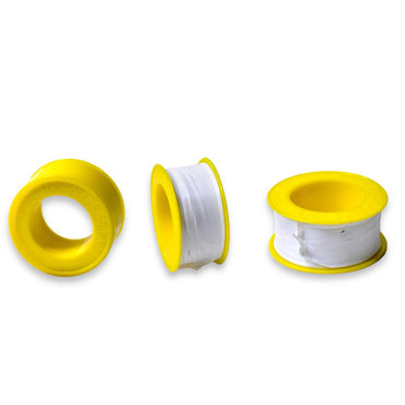 Cinta Teflón Paquete 12 pzs, 1/2"(13MM) y 3/4”(18mm) x 6.6mts de Largo - 3/4”(18mm)