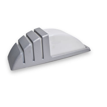 Aplique de Pared Exterior Larga E-27 - Gris silver