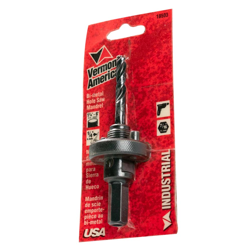 Mandril para Bocasierra Bimetal - 11/4-6