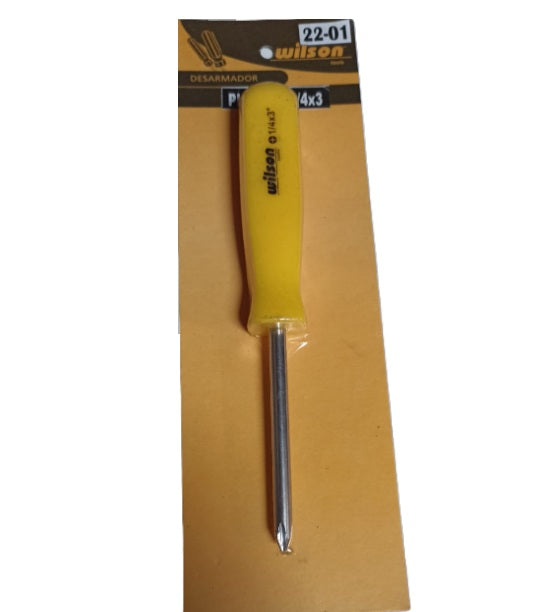 Desarmador Wilson | Punta Philips (Cruz) | 1/4" x 3"