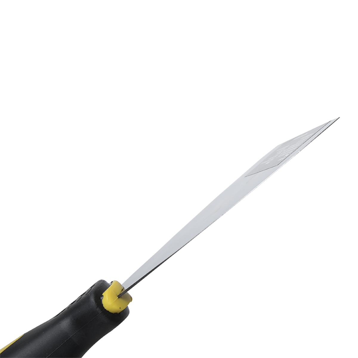 Espátula Robust de Acero Inoxidable Mango Negro Antiderrapante - 4"