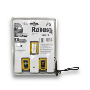Flexometro Wilson 27-30B | Robust | 3m. | 5/8" | 3pzs.