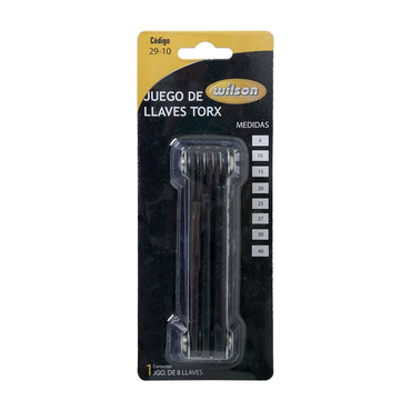 Juego de Llaves tipo Torks T9-T40, 8pzs - Modelo 1