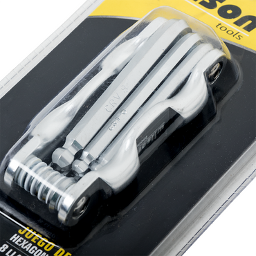 Juego de Llaves Hexagonales Estándar y Milimétricas - Milimétricas / 8 Pzas