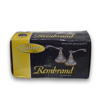 Juego de 2 Manerales para Regadera Mod. Rembraund - Cromado-Oro