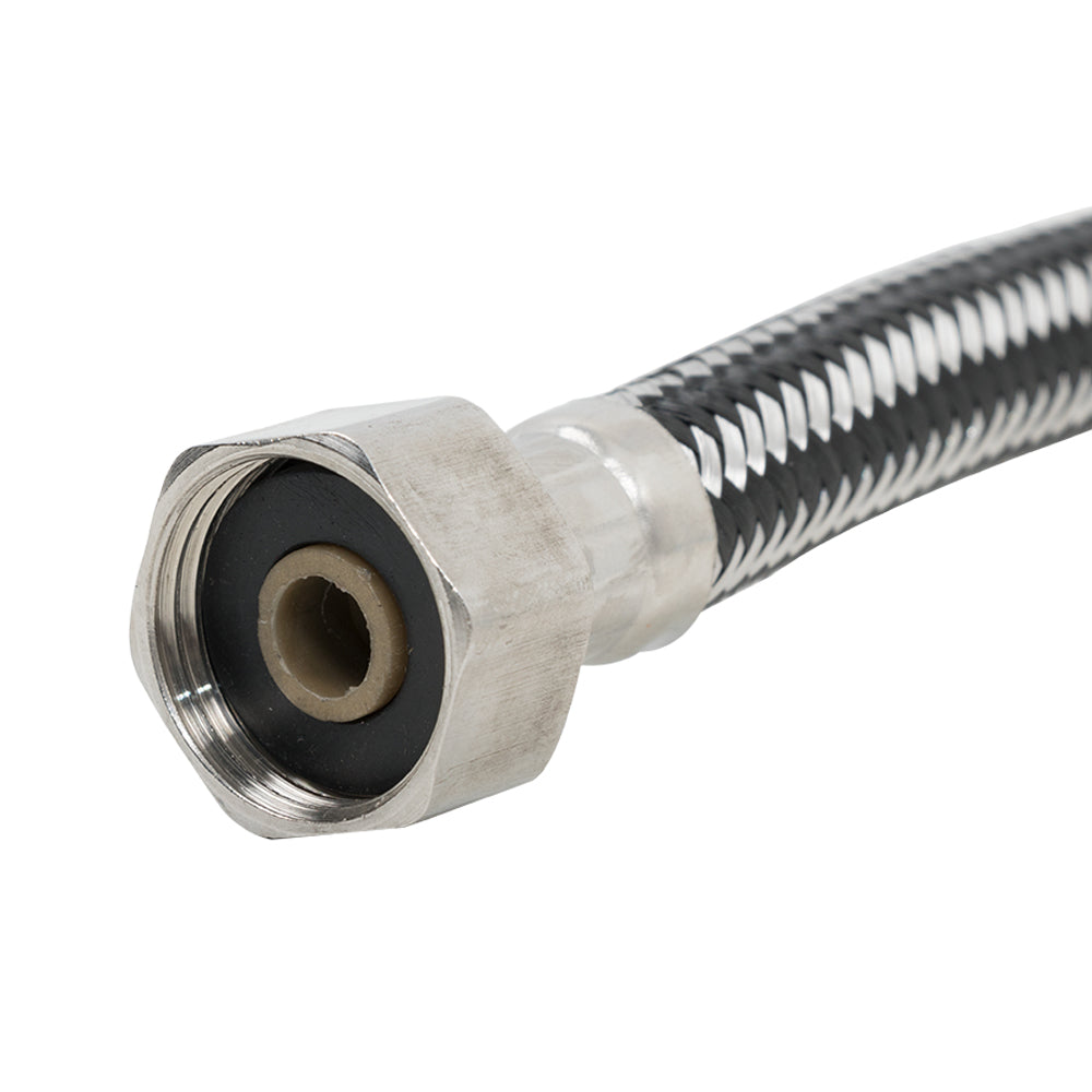 Manguera Flexible Wilson 40-86 | Aluminio | Para Lavabo | Medida 1/2" x 40cm