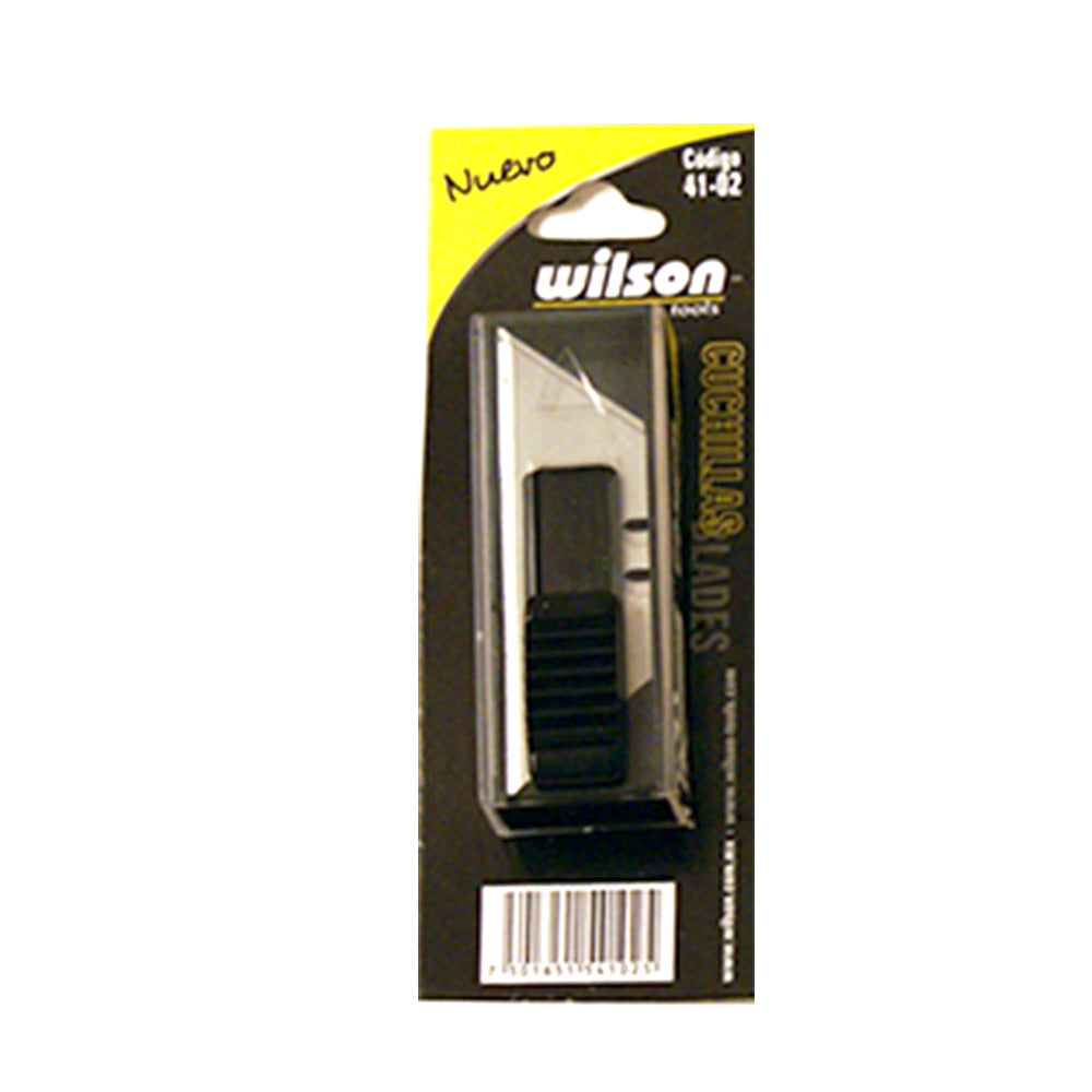 Repuesto de Cuchilla para Nava Retráctil tipo Cutter 0.6mm, 10pzs