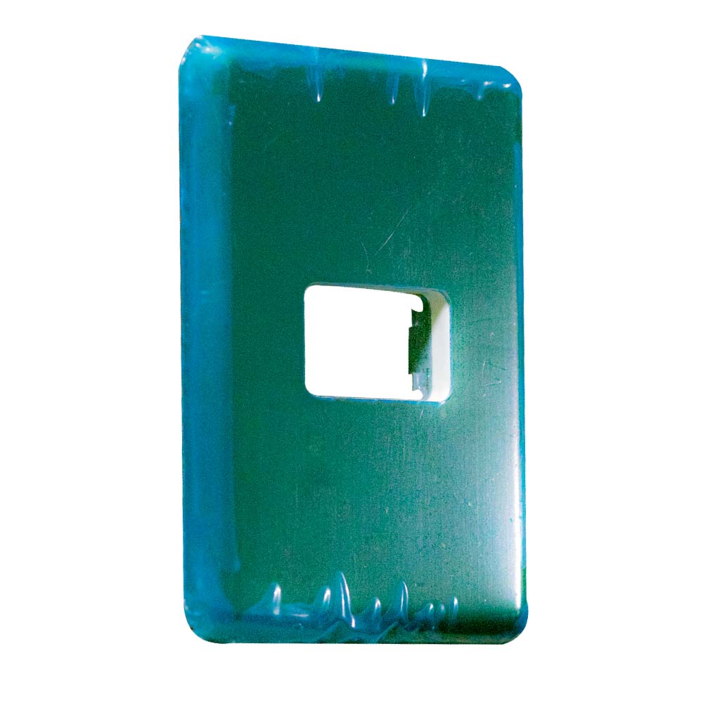 Placa de Apagador Aluminio Bronce - 1V Serie Puma