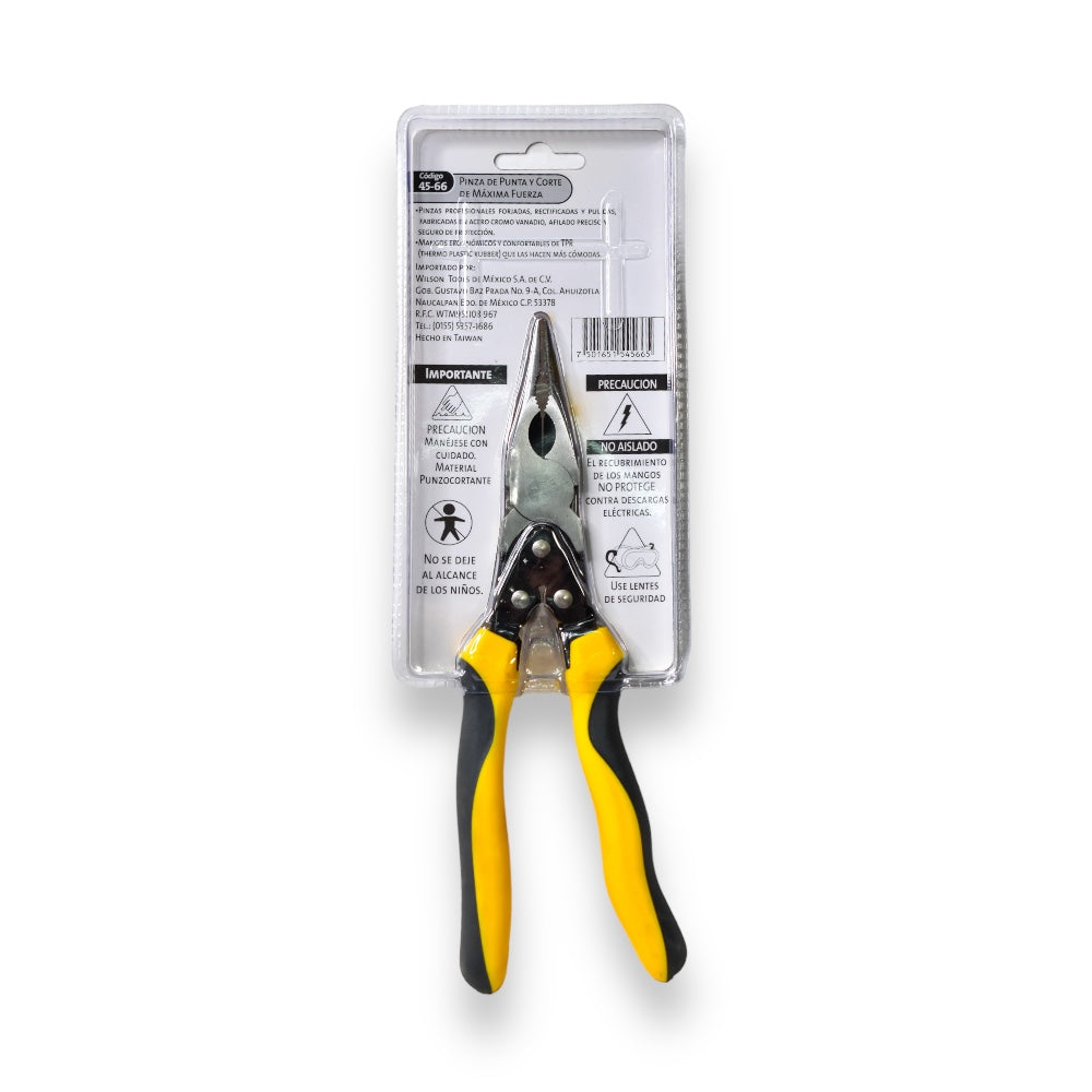 Pinza de Máxima Fuerza - Punta y Corte 8 1/2"