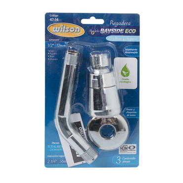 Regadera para Baño con Brazo Chapetón Mod. Bayside