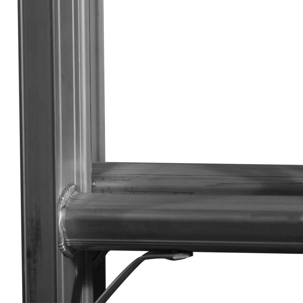 Escalera De Extensión Akron 77-31 | De Aluminio | Tubular | 4.27m A 7.62m | 28 Escalones | Uso Profesional | Tipo ll | Capacidad De Carga 175kg