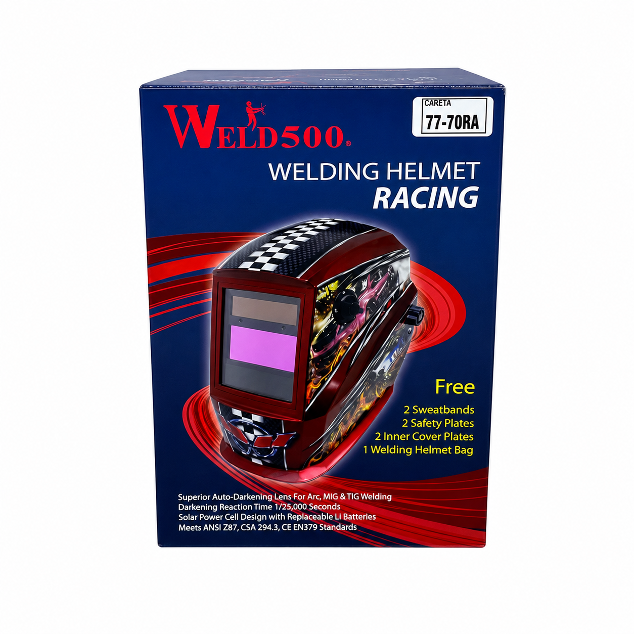 Careta Electrónica Weld500 77-70RA | para Soldar | Serie 8000