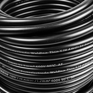 Rollo de Cable para Soldadora Akron 78-17 | Calibre 4 AWG | 25 m