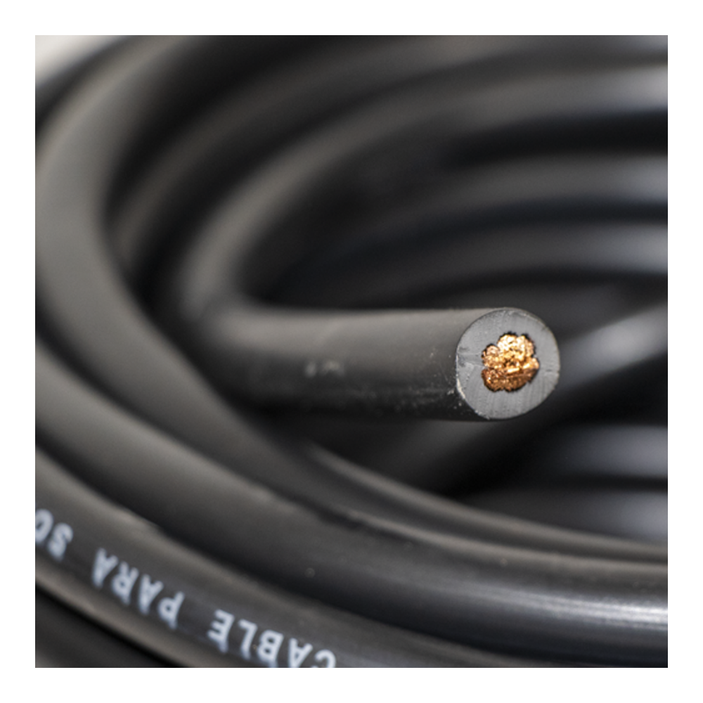 Rollo de Cable para Soldadora Akron 78-17 | Calibre 4 AWG | 25 m
