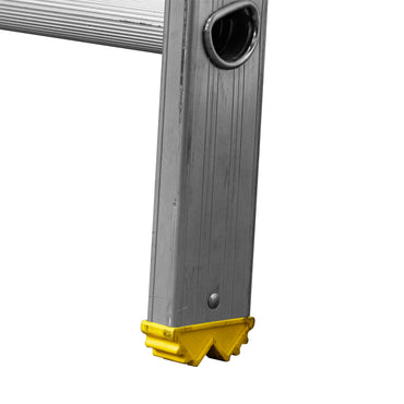 Escalera Recta Akron 79-10 | De Aluminio | Tubular | 2.44m | 8 Escalones | Uso Comercial | Tipo lll | Capacidad De Carga 150kg