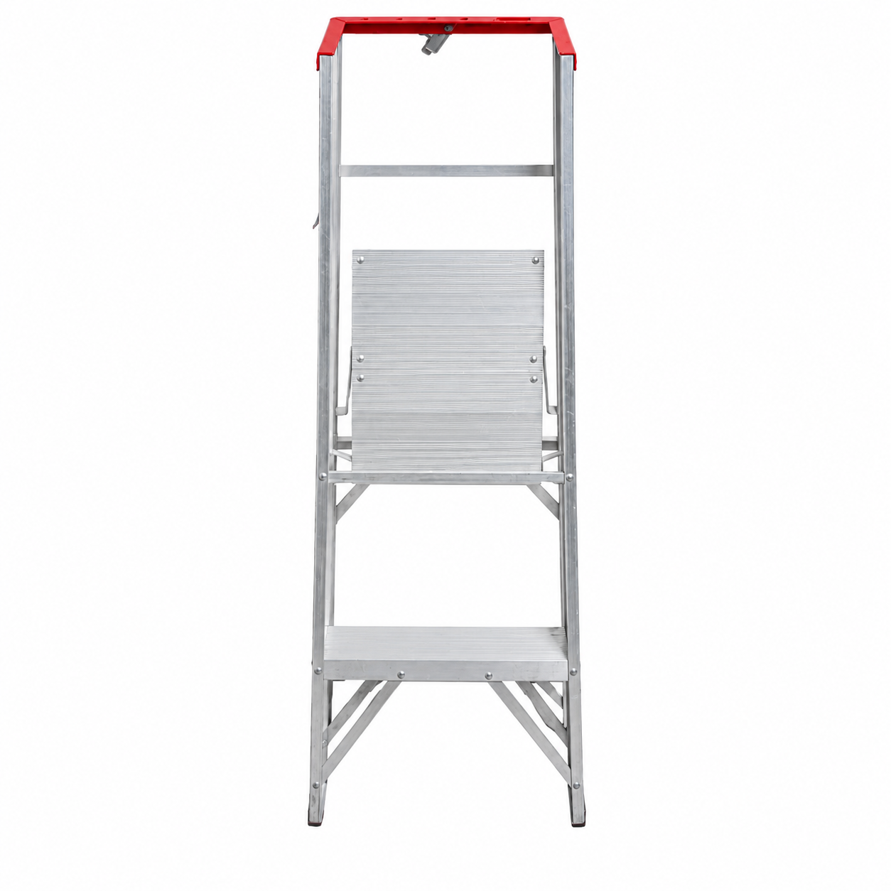 Escalera de Plataforma Plegable Akron 79-27 | De Aluminio | Altura 0.57m | 1 Peldaños | Uso Profesional (Tipo II)