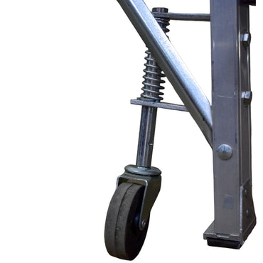 Escalera De Plataforma Rodante Akron 80-102 | De Aluminio | Altura a Plataforma 2.87m | 9 Escalones | Uso Industrial Pesado | Tipo lA | Capacidad De Carga 225kg