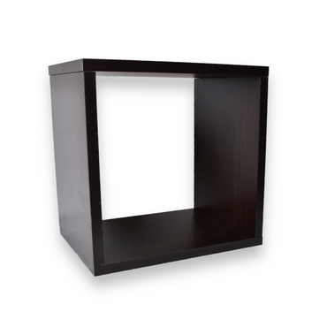 Cubo Simple Prat-k, color blanco y tabaco - Tabaco