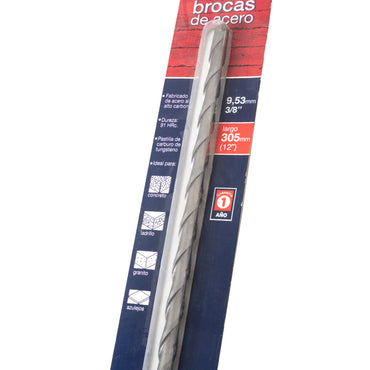 Broca para Concreto 1 pza - 3/8 x 12"