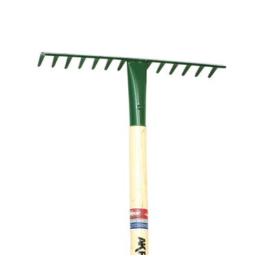 Rastrillo Mango de Madera 1.22mts, 14 dientes