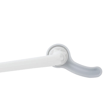 Palanca para WC, Blanca y Cromada - Blanca