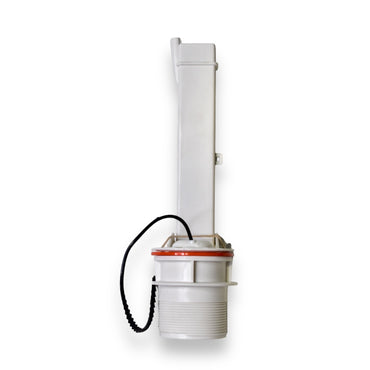 Herraje para Sanitario Akron 9600 | Altura 10" | Salida 2" | con Palanca Blanca sin Esponjoso