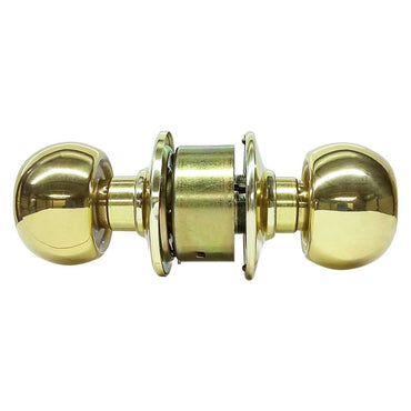 Cerradura para Baño de Latón Marca Yale - Circular Dorada