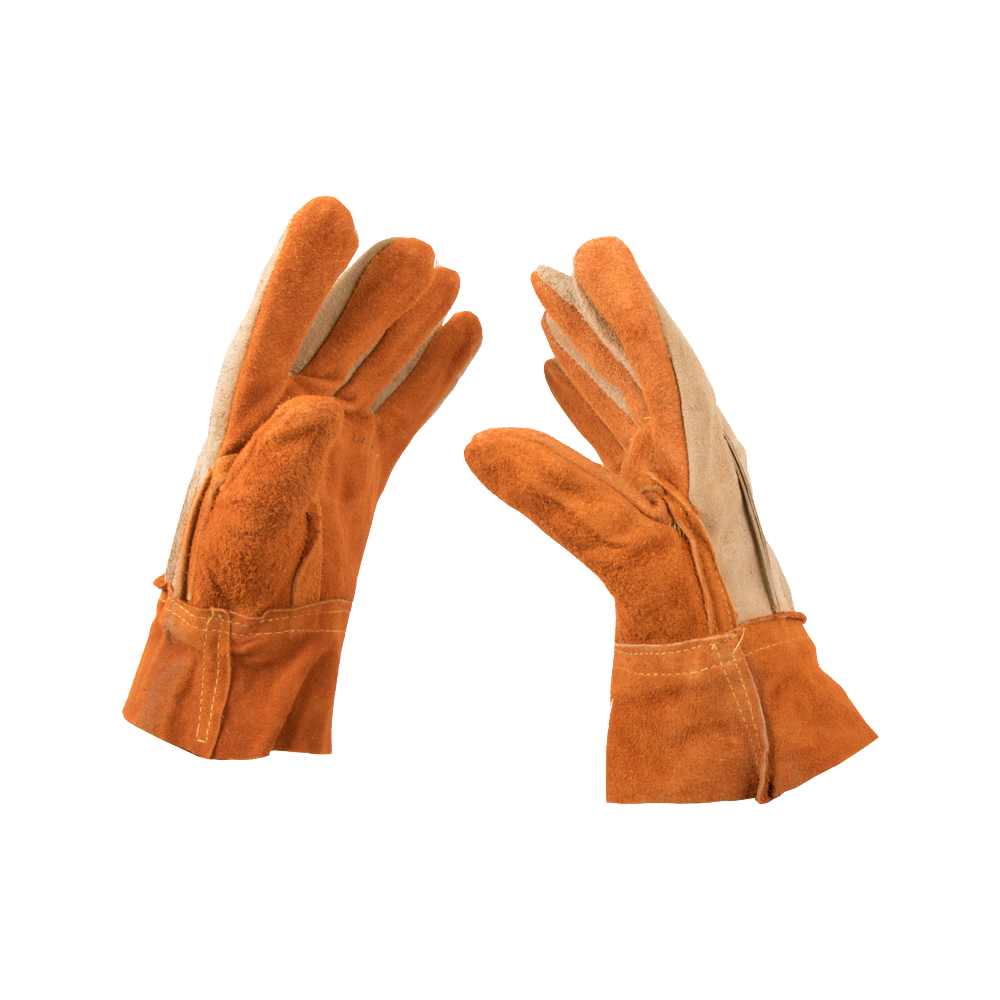 Guante de Carnaza Akron AKR77-GCC | para Soldar | Uso Rudo | Guante Corto