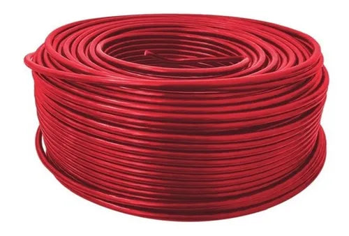 Cable de Cobre Rojo THW, 100 mts, Cal. 14 AWG