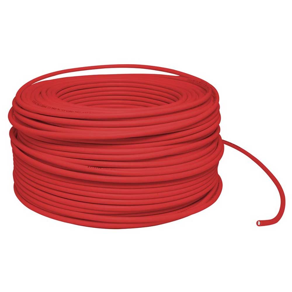 Cable 100% Cobre Antiflama, 100 Metros, Colores Verde, Blanco, Rojo y Negro - Calibres 10, 12 y 14 - Cal. 12 rojo