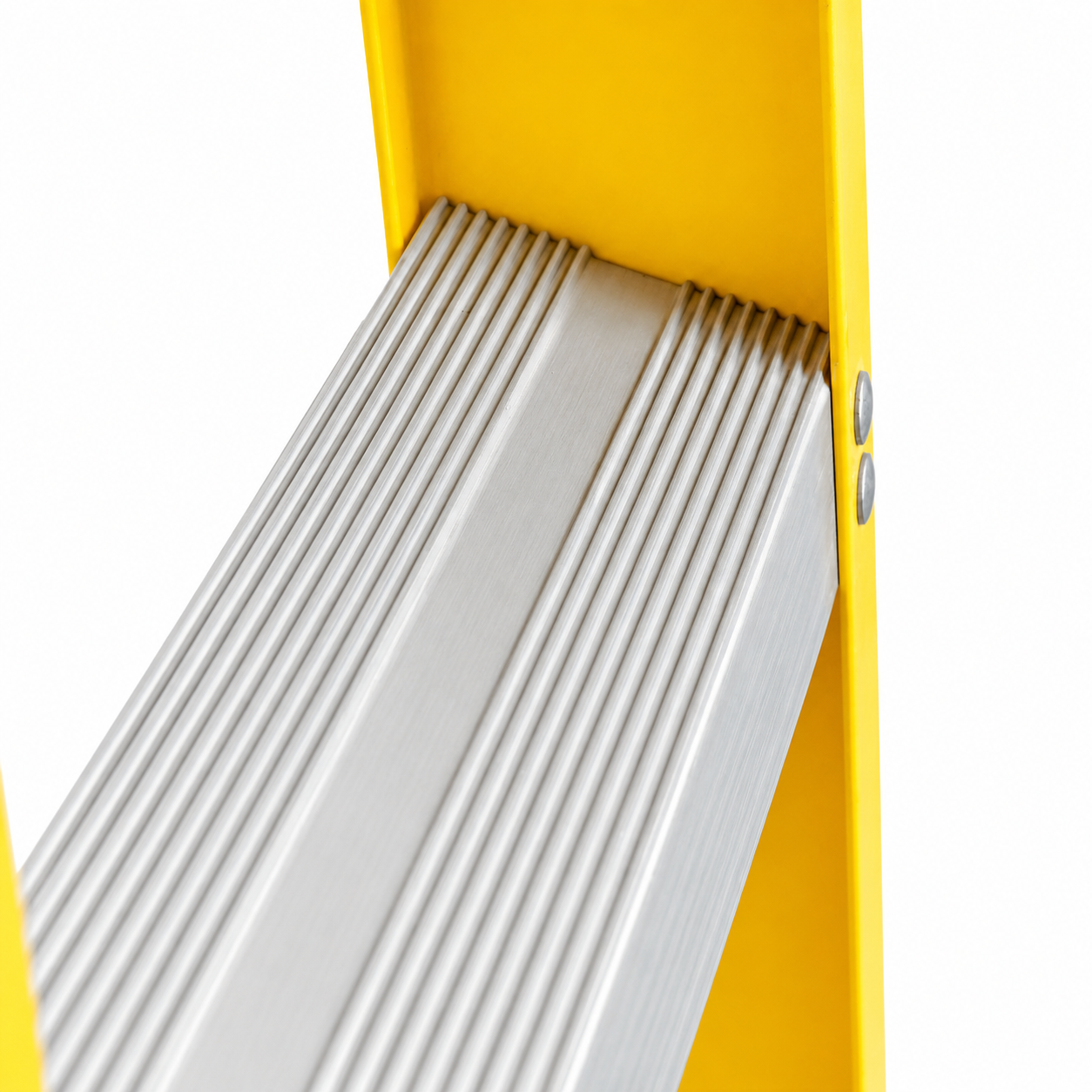Escalera De Tijera Akron 81-49 | Fibra De Vidrio | 2.13m | 6 Escalones | Uso Industrial | Tipo l | Capacidad De Carga 200kg