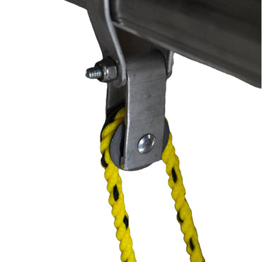 Escalera De Extensión Akron EET2-36 | De Aluminio | De Canal | 5.50m A 9.76m | 36 Escalones | Uso Profesional | Tipo ll | Capacidad De Carga 175kg