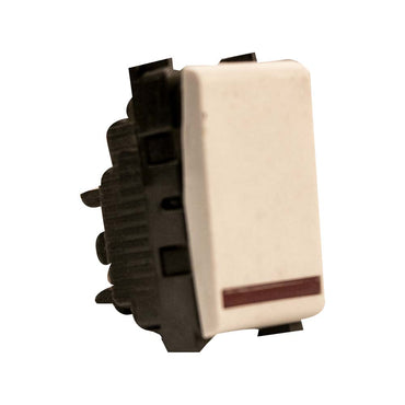 Botón para Timbre con Luz Piloto Color Blanco - Blanco 2