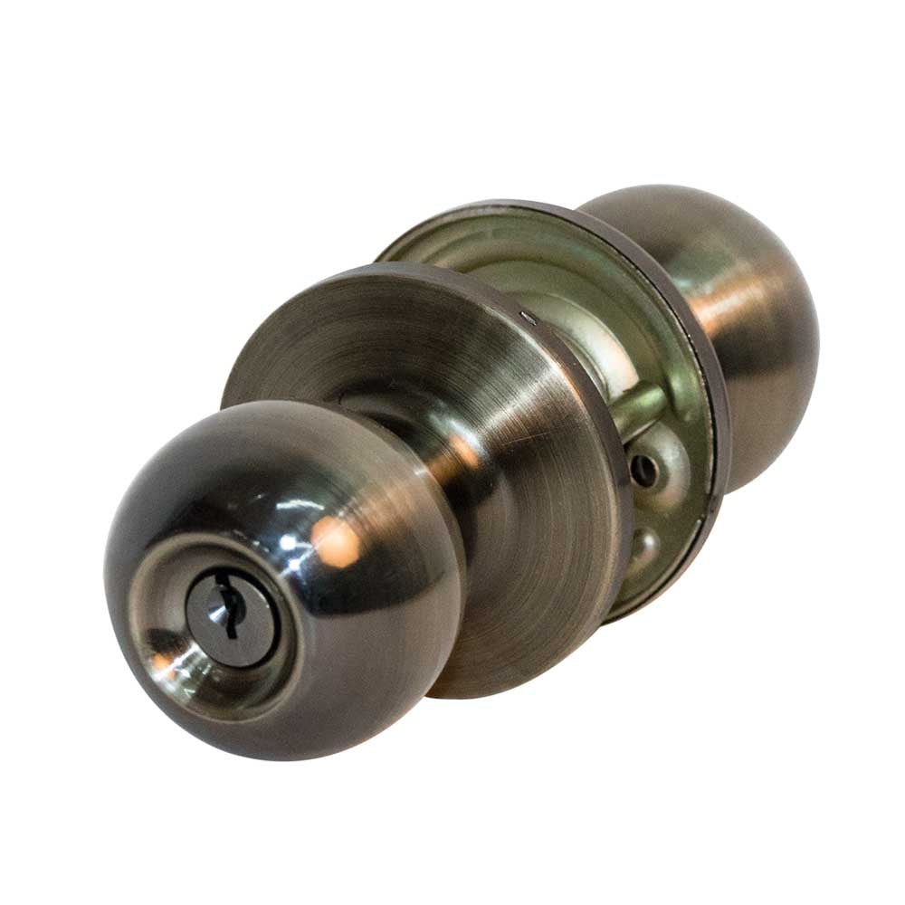 Cerradura de Latón Antiguo para Baño y Recamara - Recamara