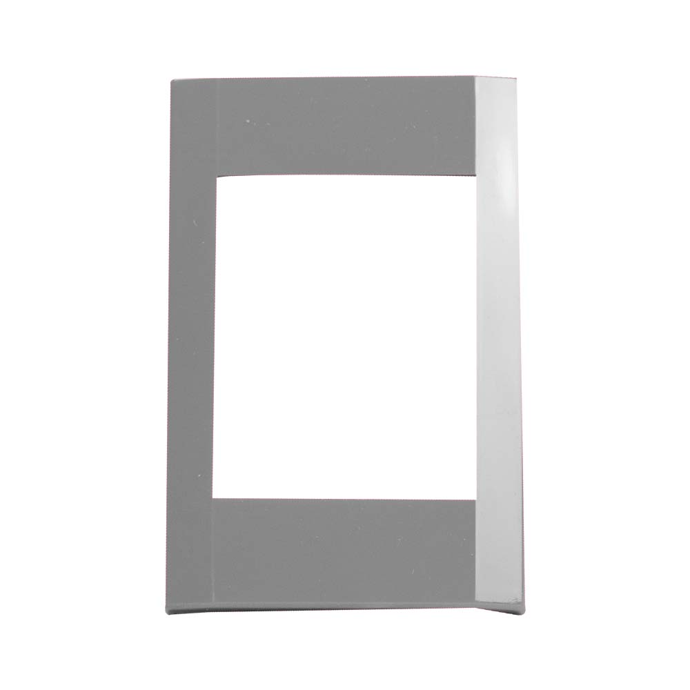 Tapa Decorativa para Contacto Blanca - Gris