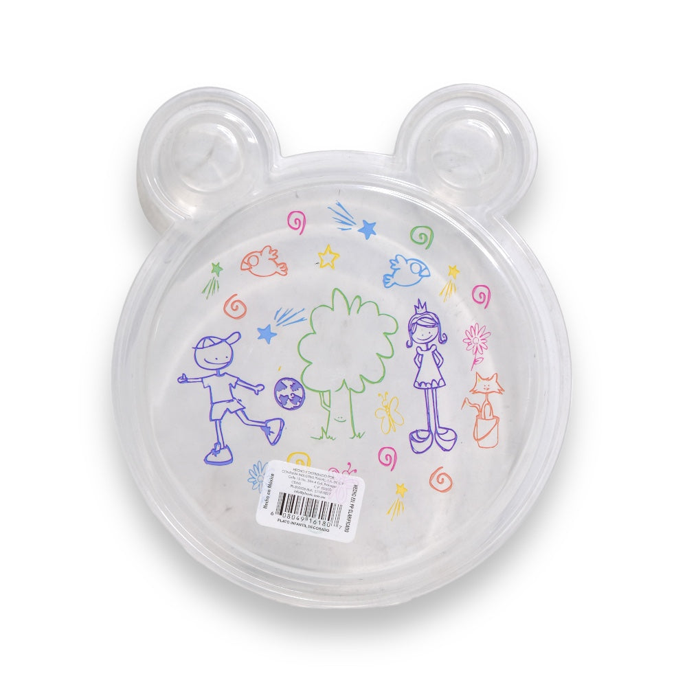 Plato Infantil Decorado
