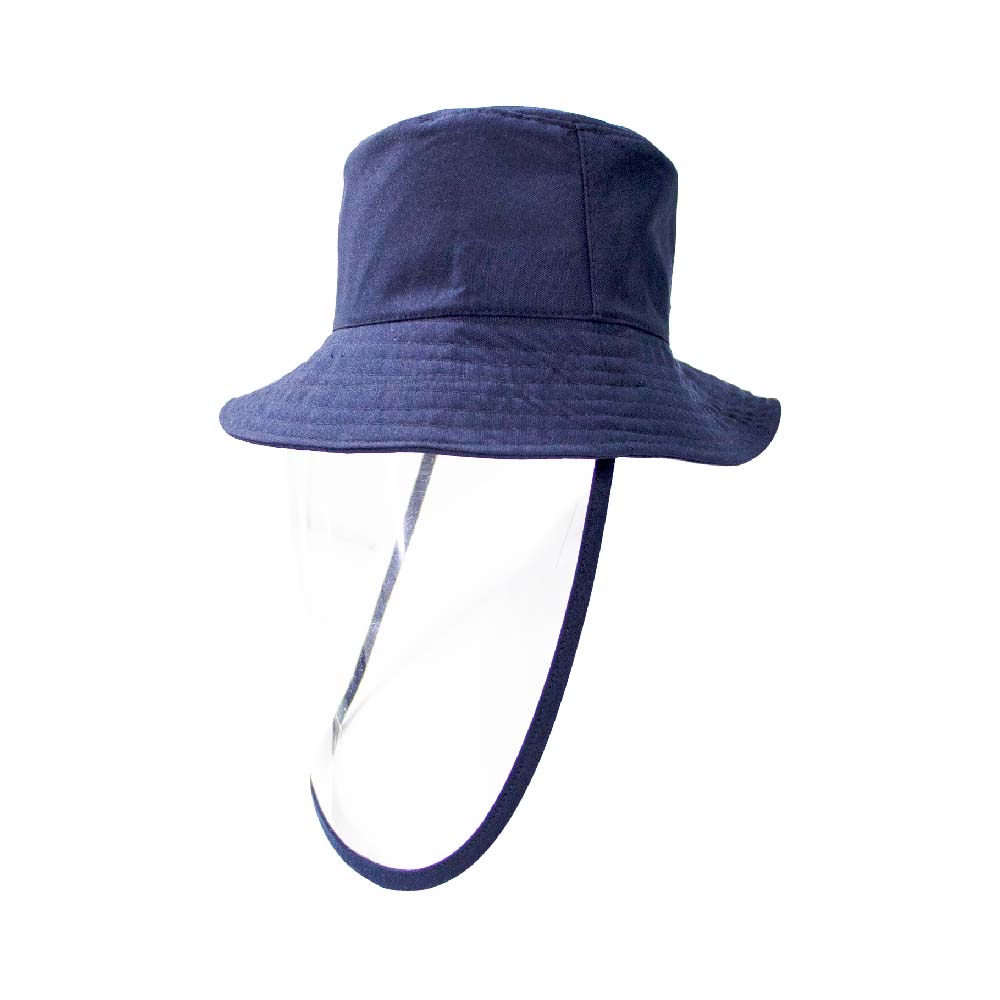 Sombrero con Protector Facial - Azul