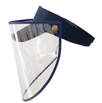 Visera con Protector Facial VIA | Azul