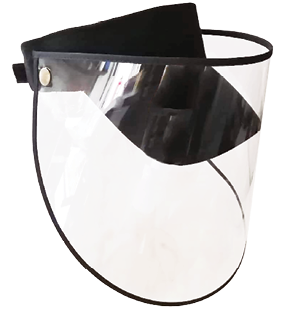 Visera con Protector Facial VIN | Negra